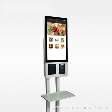 Self service order payment touch screen